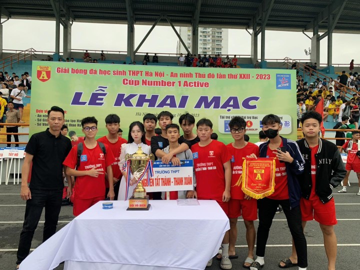 Khai mạc giải bóng đá học sinh THPT Hà Nội - An Ninh Thủ Đô 2023